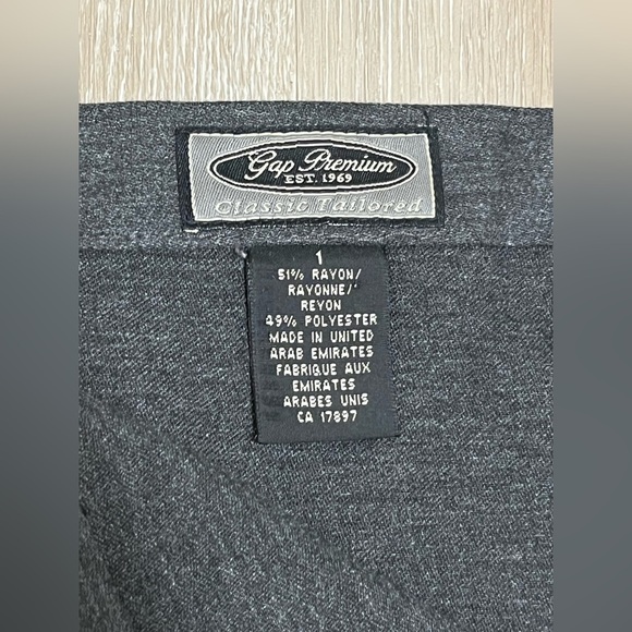 Gap Vintage Grey Mini Skirt Academia - Picture 6 of 8